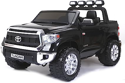 Toyota Tundra XXL, Negro, Producto BAJO Licencia, con Mando a Distancia 2.4Ghz, 24V